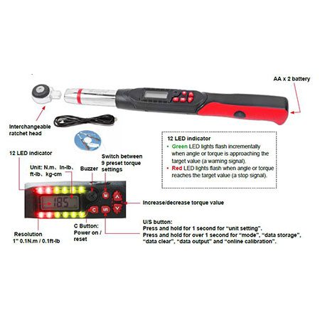 Digital Torque Wrenches - T44140 - T44144
